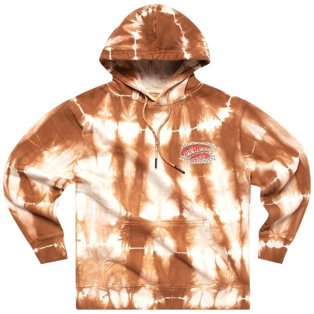 Chinatown Market Pop Rocket 🚀 Y2K Style Rare Tie Dye Graphic Heavyweight Hoodie